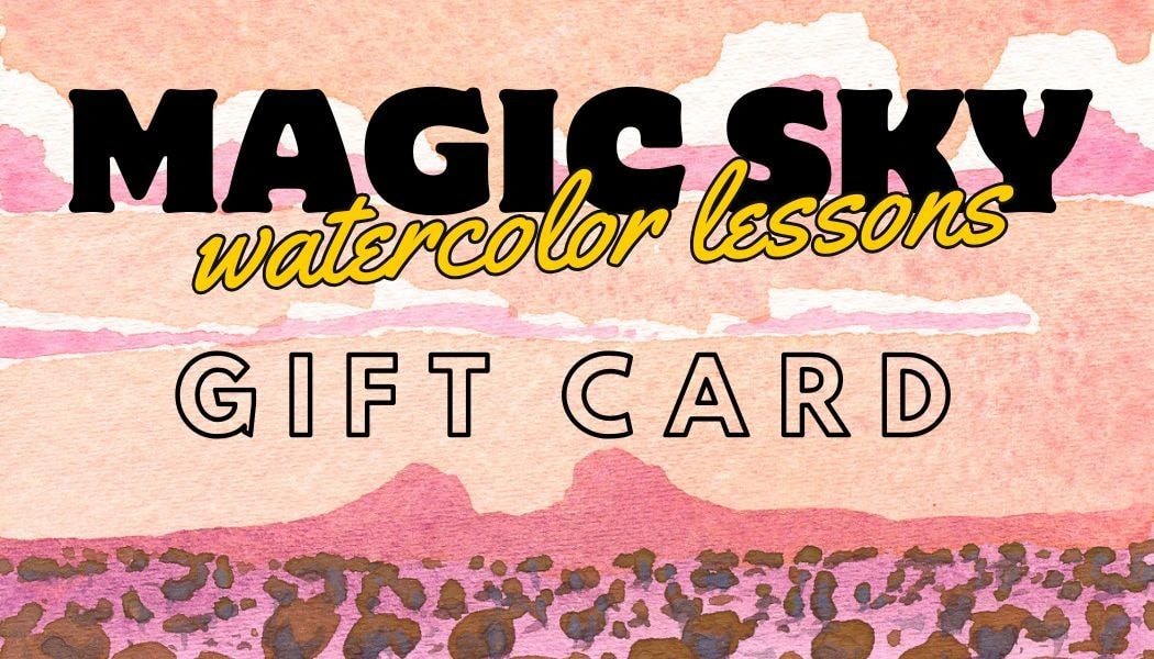 Gift card — Magic Sky Watercolor