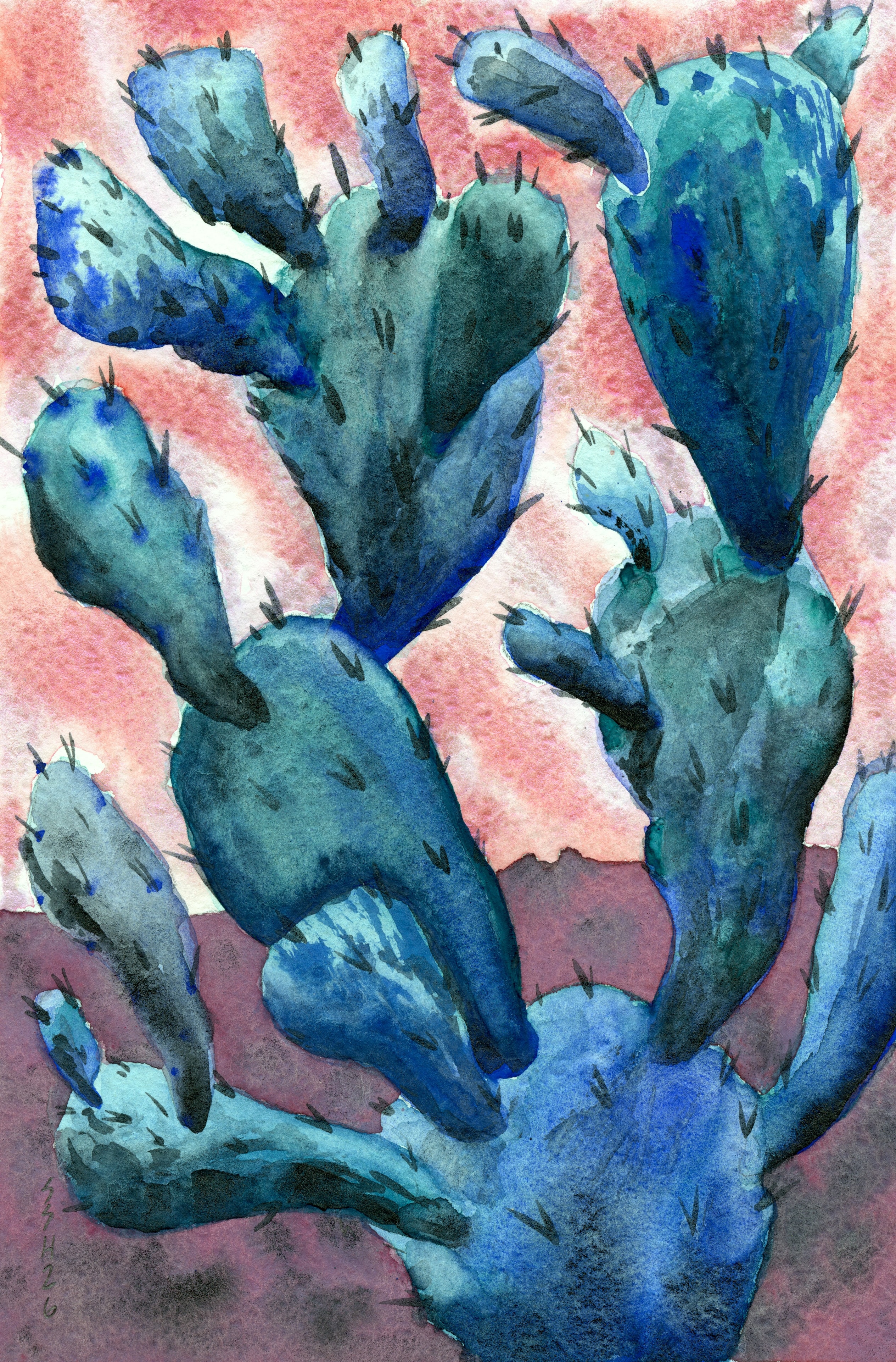 Amethyst Dream — watercolor painting