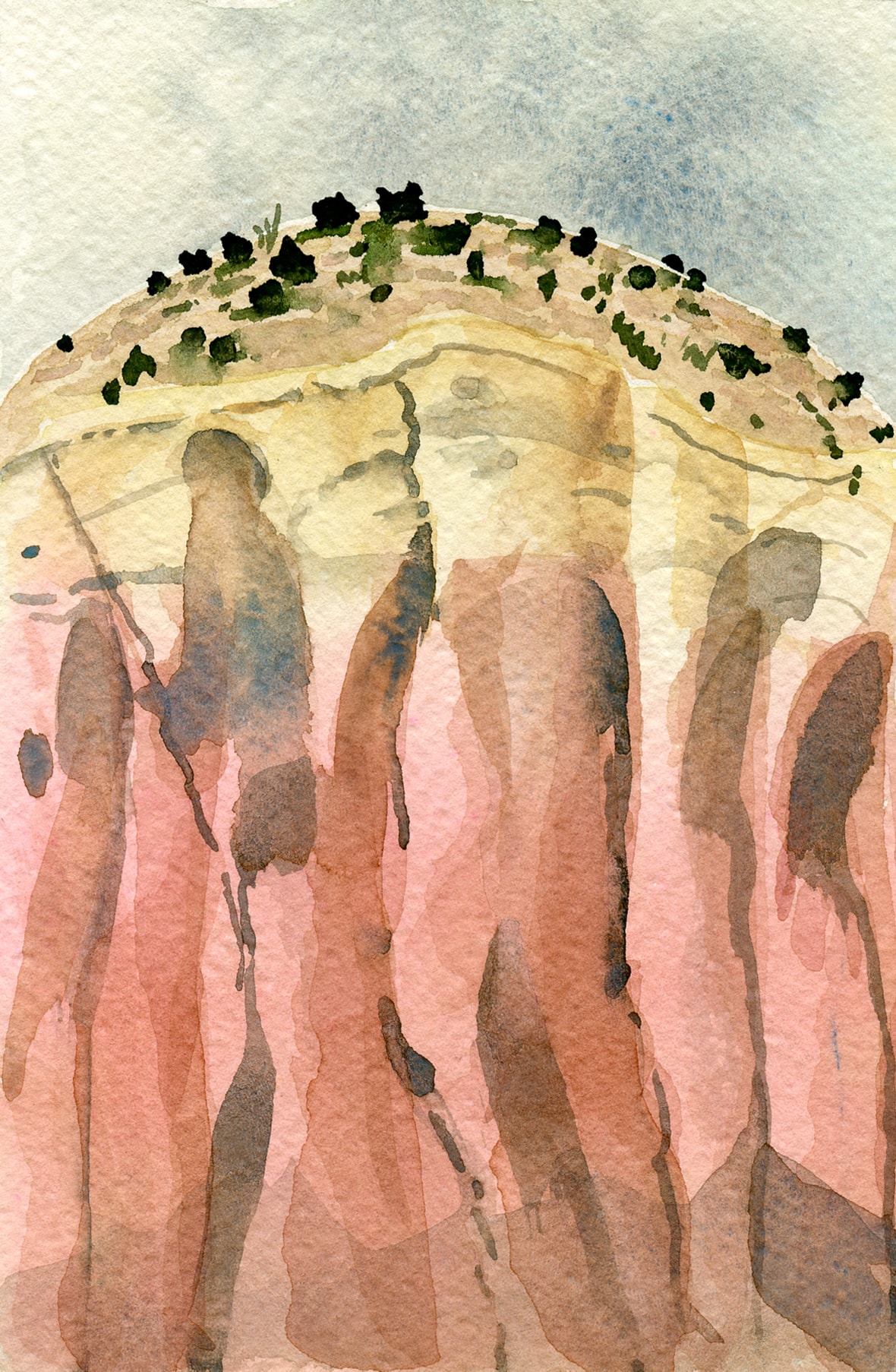 Mother's Day — watercolor on paper
