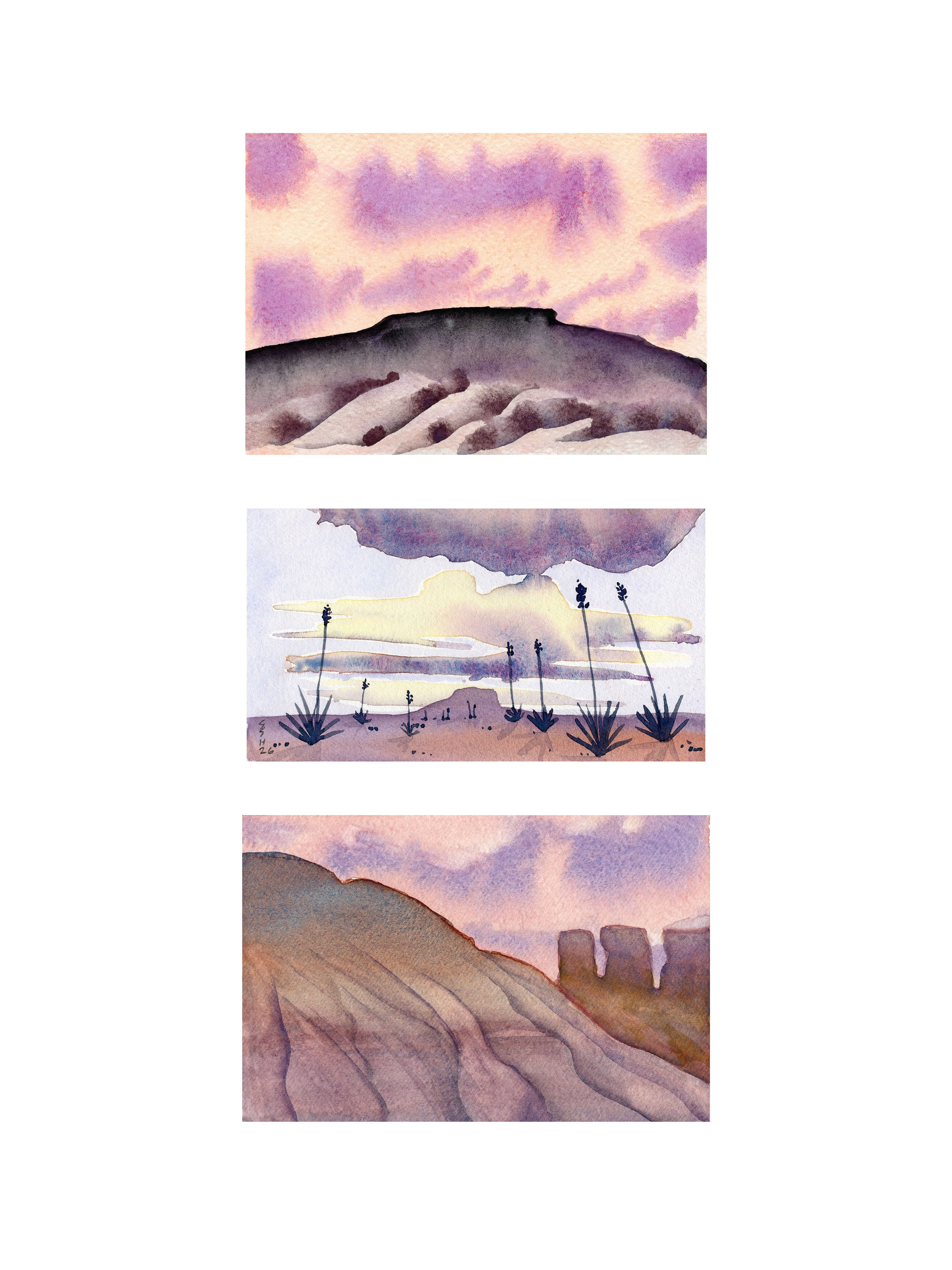 Tangerine Dream — watercolor on paper